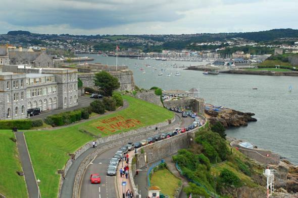Апартаменты Ocean Crescent Plymouth City Centre Penthouse Level Экстерьер фото